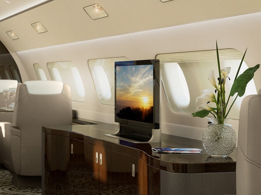 AV Fab AV Fab on a private jet